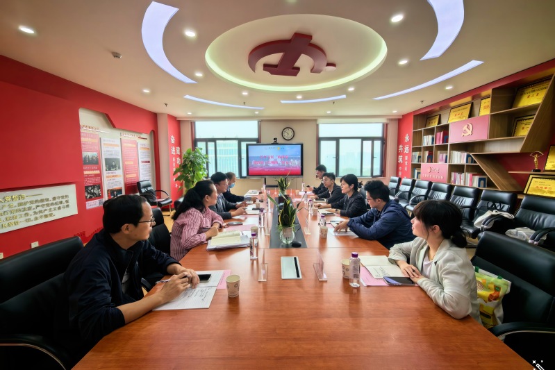 西安电子科技大学工会来校调研交...